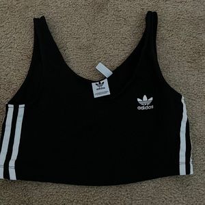 Adidas cropped tank top